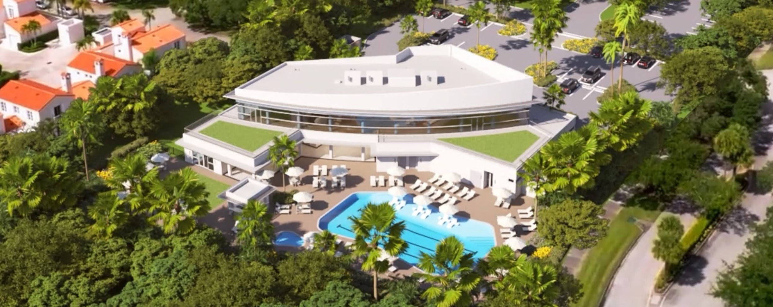 The Cove Lifestyle Fitness Center Grand Harbor resort pool rendering aerial Vero Beach luxury amenities
