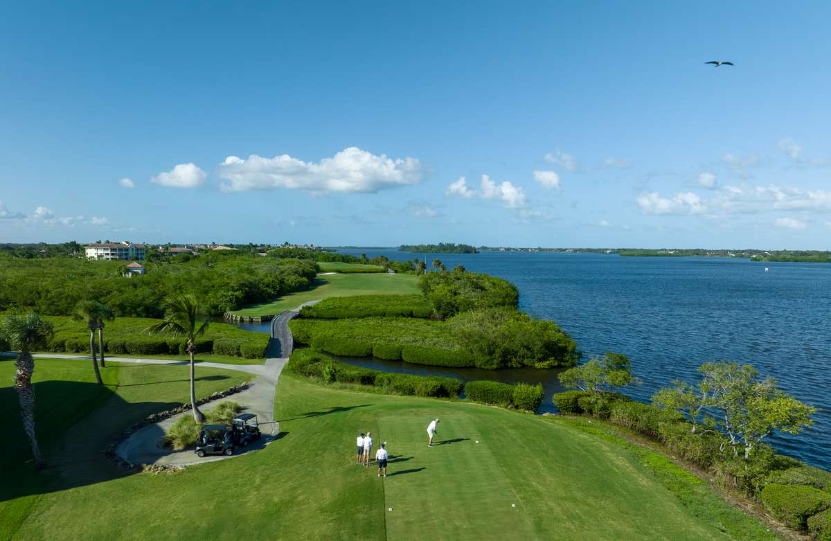 Championship golf along the Indian River Lagoon at Grand Harbor, Vero Beach