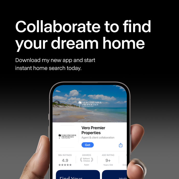 Vero Premier Properties mobile app for luxury home search