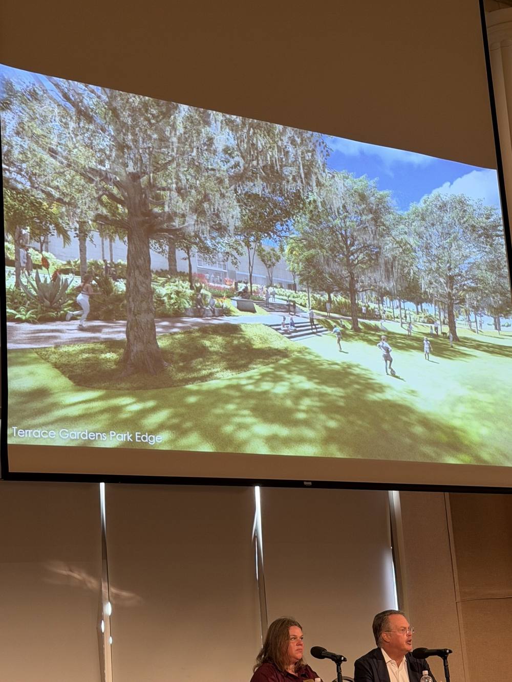 Terrace Gardens park edge rendering, Museum in the Garden, Vero Beach